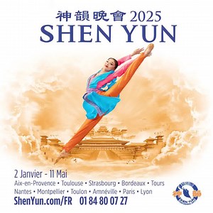 62K views · 9.2K reactions |  Ouverture de la Billetterie 2025 de Shen Yun.  Shen Yun revient en France du 2 janvier au 11 mai 2025. | Shen Yun - Français | Facebook
