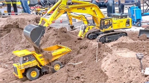 大型遥控卡车和重型遥控机器系列！德国汉堡模型建造俱乐部