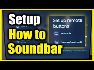 How to Setup Soundbar with Remote on Chromecast with Google TV (Fast Method)