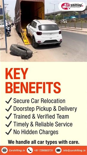 With CarShifting.in, get professional door-to-door car relocation service