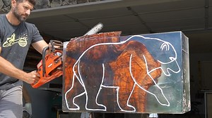 783K views · 9.9K reactions | Carving Epoxy Resin & Wood Into This... | BM Sculptures | Facebook