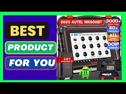 Autel MaxiCOM MK900 BT MK900BT 8 Inch Car Diagnostic Tools