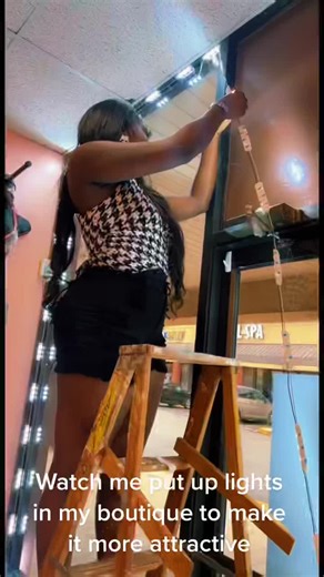 Decorating My Boutique with LED Lights | DIY Interior Design Ideas