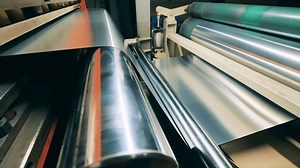 Sheet Metal Material Moving Through Rolling Stock Footage Video (100% Royalty-free) 1102199715 | Shutterstock