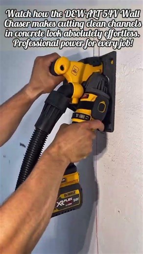 Effortless Concrete Cutting Using The DEWALT Flexvolt Chaser