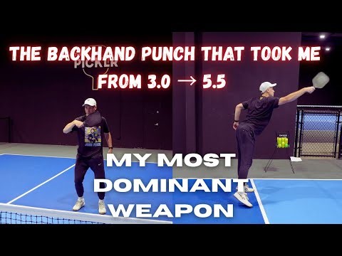 Here’s How To DOMINATE With the Backhand Punch in Pickleball