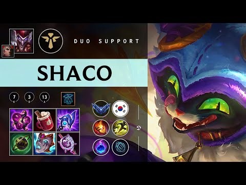 Shaco Support vs Karma - KR Diamond Patch 26.02