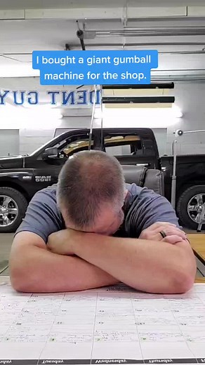 I got a #giant #gumballmachine for the shop. How many balls will it take? More videos coming! 🤣🤣🤣