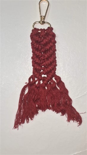 MACRAME FISH STYLE KEYCHAIN #diy #keychain #shorts #reels #macrametutorial #craft #newdesign