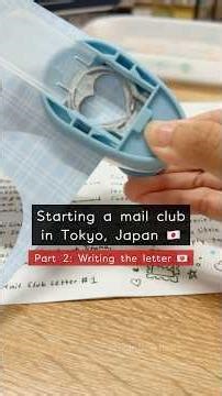 Starting a mail club in Japan 🇯🇵 (writing the letter 💌 ✍🏻) #snailmail #文房具