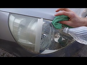 Headlight Restoration using Toothpaste
