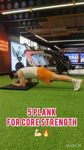 5 plank variations to build a stronger core.#plank#coreworkout#fitness