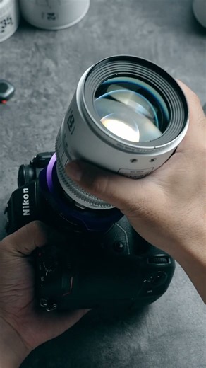 Immersive mounting of 7artisans 135mm white cinema lens on Nikon Z9#PhotographyGear #7artisans #Lens
