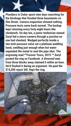PROBLEMATIC SEWAGE BACKUP TRACED TO A SINGLE WEDDING RING 💍🔧😂