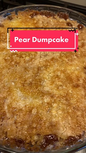 Easy Pear Dump Cake Recipe
