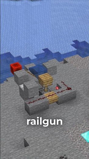 The DEADLIEST but the most SIMPLE Minecraft railgun...