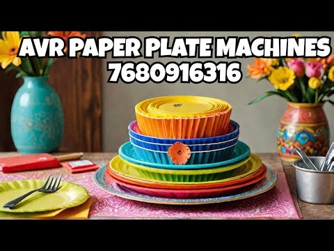 2025 Top Paper Plate Making Machine | Unit Cost Analysis & Output Secrets | Unique Business Ideas