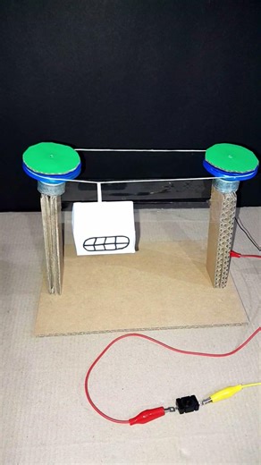 Working Cable Car Model | DIY Skyway System with DC Motor | Science Fair Winning Project