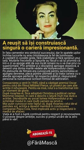 Ascensiunea dură a lui Joan Crawford – de la sărăcie la gloria Hollywoodului