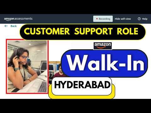 Amazon Customer Support Role Hyderabad Walk in Drive 2026 | Real Assessment Questions & Answers PDF