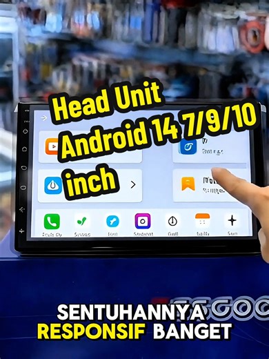Explore Android 14 Head Units for Cars: 7, 9, 10 Inch Options
