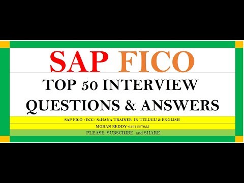 SAP FICO interview questions & answers.1 to 50.( 8074156411.whats up number)