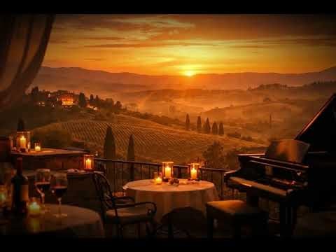 Italian Cafe Music | Tuscany Sunset Jazz for Relaxing, Study & Sleep (2 Hours)