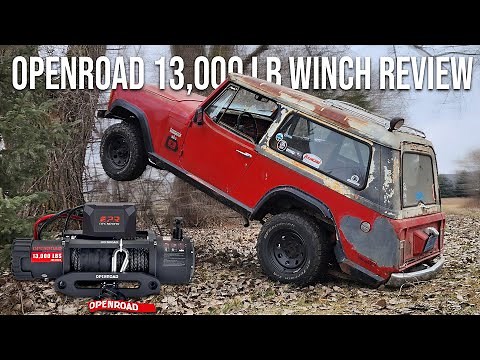 Will This Budget 13K Winch Hold Up? OPENROAD Winch Review, Install, and Test