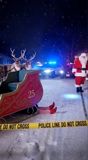Police Pull Over Santa After Reindeer Crash Landing 😂🎄