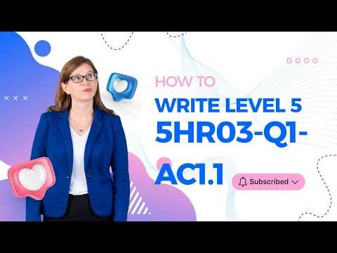 How to Write 5HR023 AC 1.1- Q1- Principles of Reward Explained | Impact on Culture & Performance