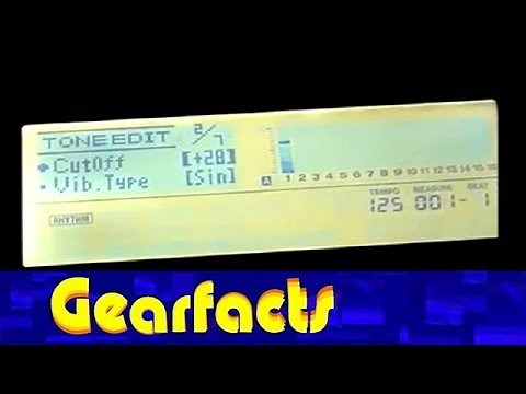 Sound editing on Casio CTK-5000, 6000 and 7000 series keyboards