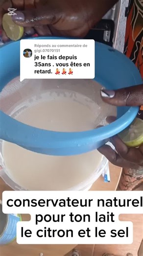 Conservation naturelle du lait avec ferment lactique