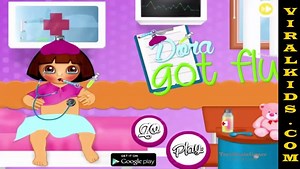 Dora The Explorer Got Flu - Dora Need Medical Care - Game - ドラ エクスプ ローラー得たインフルエンザ - ドラの医療が必要 - ゲーム
