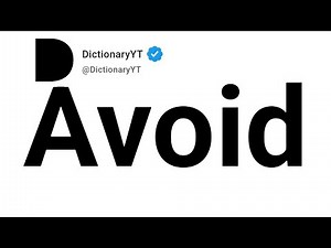 Avoid Synonyms | Thesaurus | Similar Words