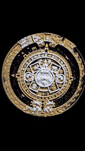 3D Print Wall Art Aztec / Mayan Calendar - Sculpture 23 Cm Decorative - Etsy