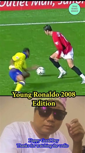 Young Ronaldo 2008 Edition 🔥⚽️ #cristianoronaldo #ronaldo #skills #manchesterunited #2008 #shorts