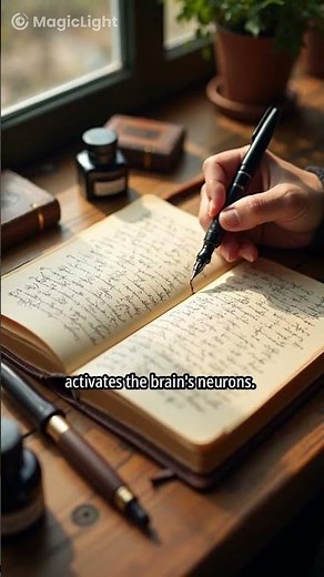 🧠✍️ Handwriting & Brain: How Your Writing Shapes Your Mind! | Amazing Brain Benefits #healthtips