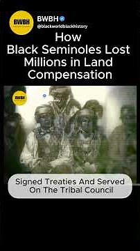 Black History: The Truth About the Seminoles'' #blackhistory #america #shorts #blackamerica