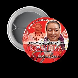 Memorial Buttons | Funeral Tribute Keepsake | Personalized Celebration of Life Pin | 3.5” Round Design - Etsy