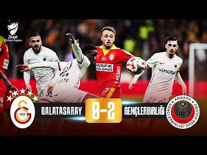 Maçın Tamamı | Galatasaray 0 - 2 Gençlerbirliği | Ziraat Türkiye Kupası Çeyrek Final