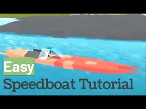 Easy Speed Boat Tutorial (Roblox Plane Crazy)