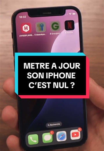 Faut-il METTRE À JOUR son iPhone ? 🤔 #apple #iphone #ios