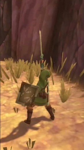 Playing Zelda Skyward Sword HD on (Switch)
