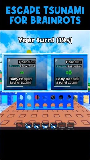 I BET PARADOX in the NEW MINI GAME in Escape Tsunami for Brainrots #roblox #nobatidao #robloxedit