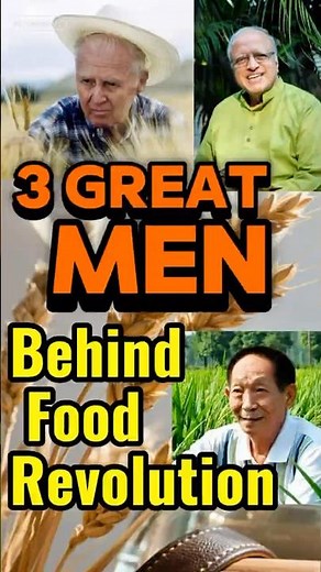 Who Is Behind the Growth of World Food Production? 🌾🤯 Green Revolution Explained! #globalfarming