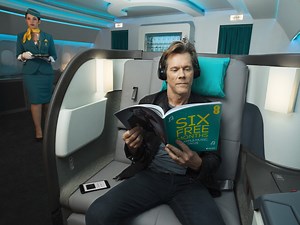 Multi-million pound brand campaign sees Kevin Bacon enjoy a better class of service with EE
