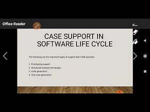 Software:Case support in software life cycle