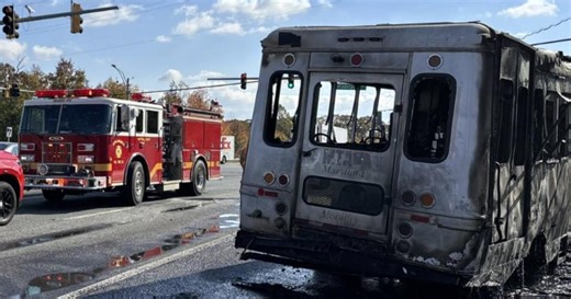 No injuries reported from MTA bus fire in Harford County