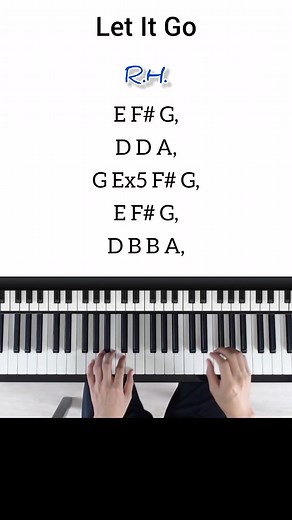 7.7K views · 91 reactions | Let It Go - R.H. #pianofolder | Piano Folder Music Studio | Facebook