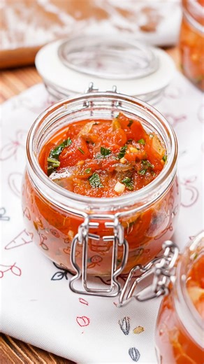 Ein Tomatensugo lässt sich einfach vorbereiten & mit diesem Rezept gelingt es ohne großen Zeitaufwand und schmeckt vorzüglich. 😋 Zum Schluss wird die noch heiße Sauce in Einweckgläser gefüllt und verschlossen. Das Glas hält sich Ungeöffnet, kühl und dunkel gelagert ca. 6 Monate. Gleich nachmachen! 🍅🫙 Das ganze Rezept dazu gibt's hier: https://www.gutekueche.at/tomatensugo-rezept-22705 | GuteKueche